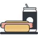food and restaurant,junk food,soda,Soft drink,fast food,menu,meal,lunch,beverage,hot dog,sausage